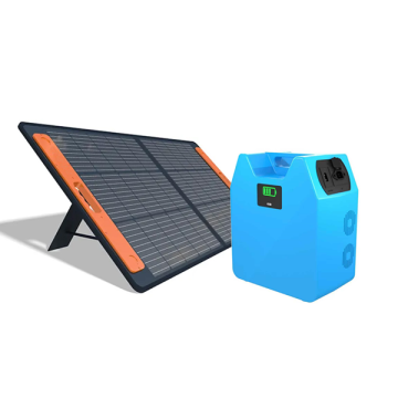 Portable 2kWh Power with 100W Foldable Solar