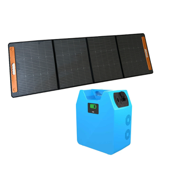 Portable 2kWh Power with 200W Foldable Solar