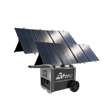 Portable 3.84kWh Power with 2*500W Foldable Solar