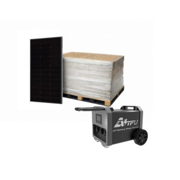 Portable 3.84kWh Power + 240W Solar Panel*20pcs