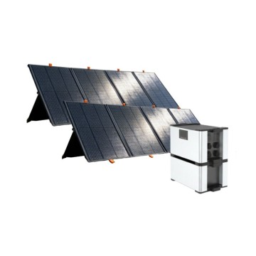 AST3840 Battery + 500W Portable solar panel *2