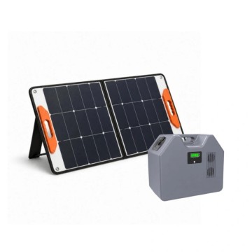 Portable 2kWh Power with 100W Foldable Solar